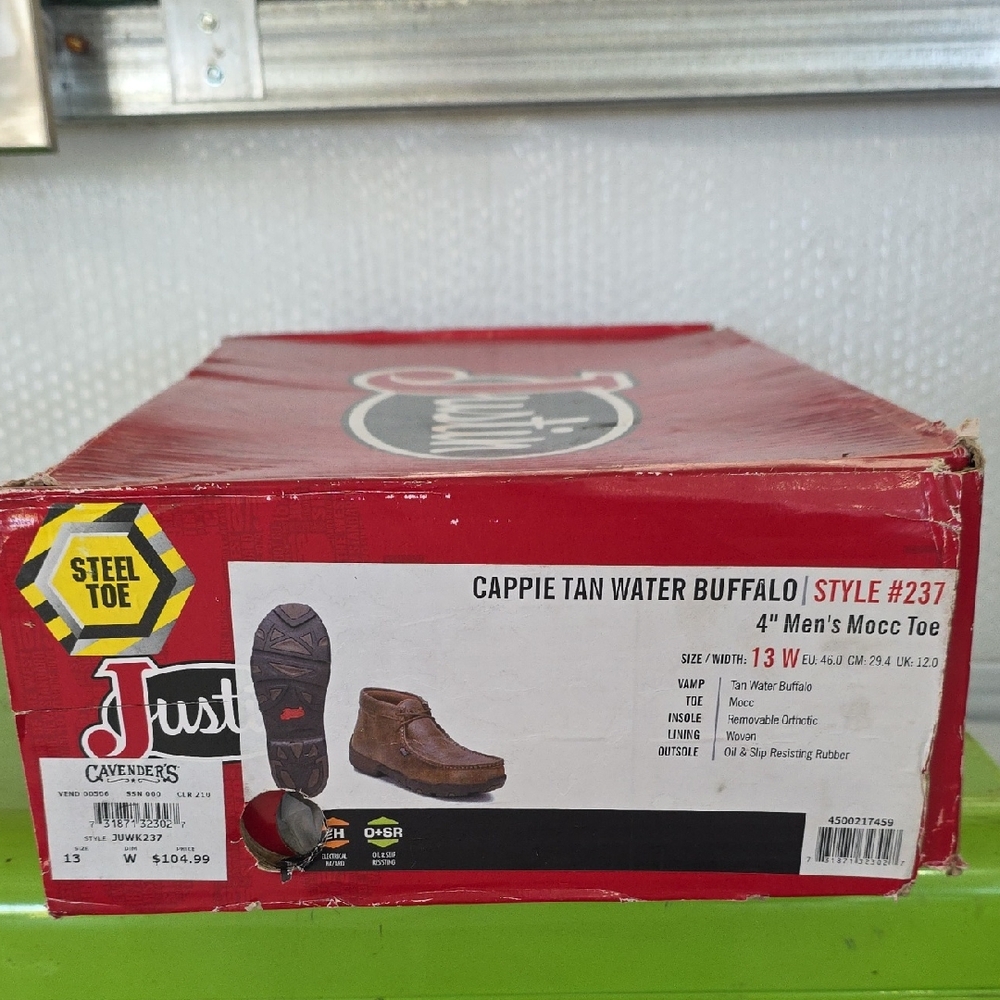 Justin Boots Tan Leather Western Boots